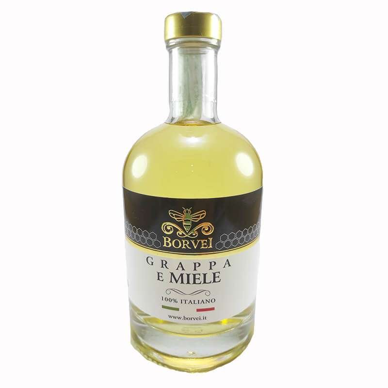 grappa al miele bottiglie 500ml