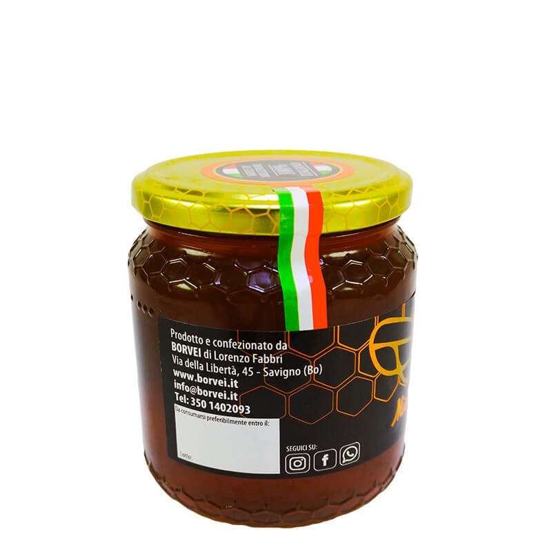 miele-di-millefiori-vaso-di-vetro-da-500g-sigillo-di-garanzia sigillo-di-garanzia-italiano-miele-apicoltura-borvei