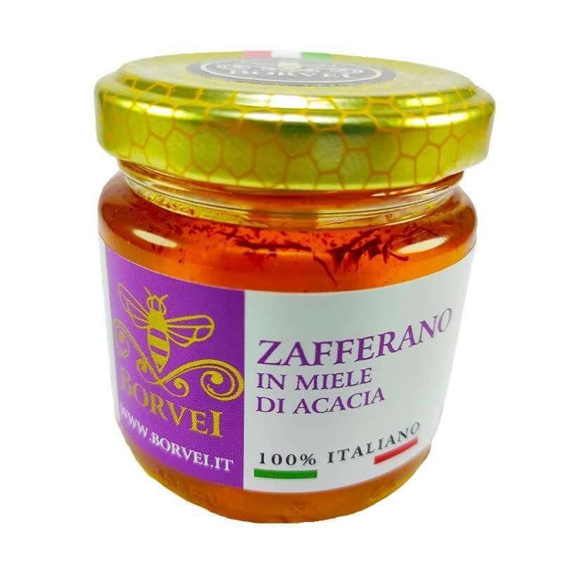 zafferano-in-miele-miele-di-acacia vaso-da-110g-zafferano-in-miele-acacia