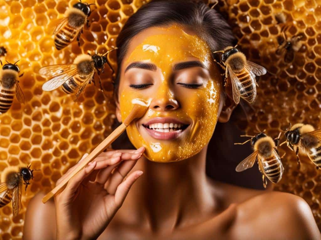 maschera al miele per il viso