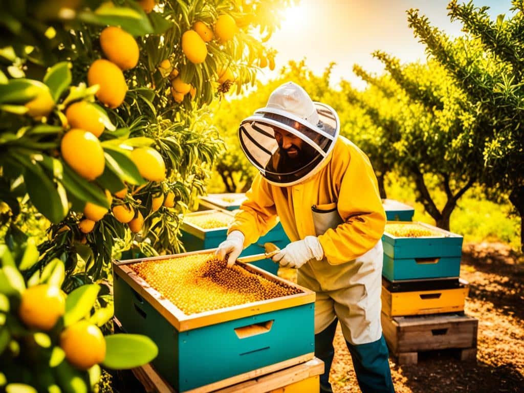 produzione del miele di agrumi