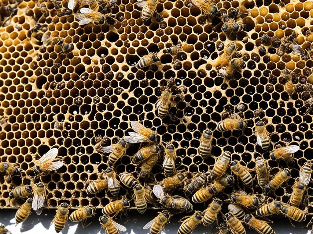danni causati da Aethina tumida danni causati da Aethina tumida