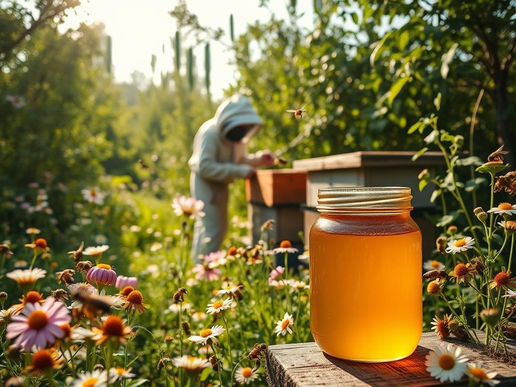 Apicoltura sostenibile e produzione di miele grezzo