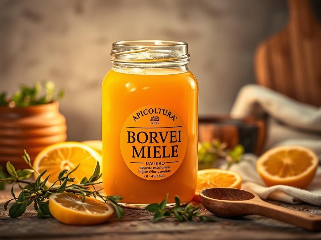 miele per la digestione