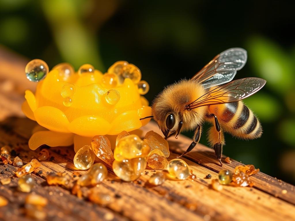 Immagina una sostanza naturale dalle potenti proprietà antimicrobiche e antiossidanti, raccolta e lavorata dalle api per proteggere il loro alveare.