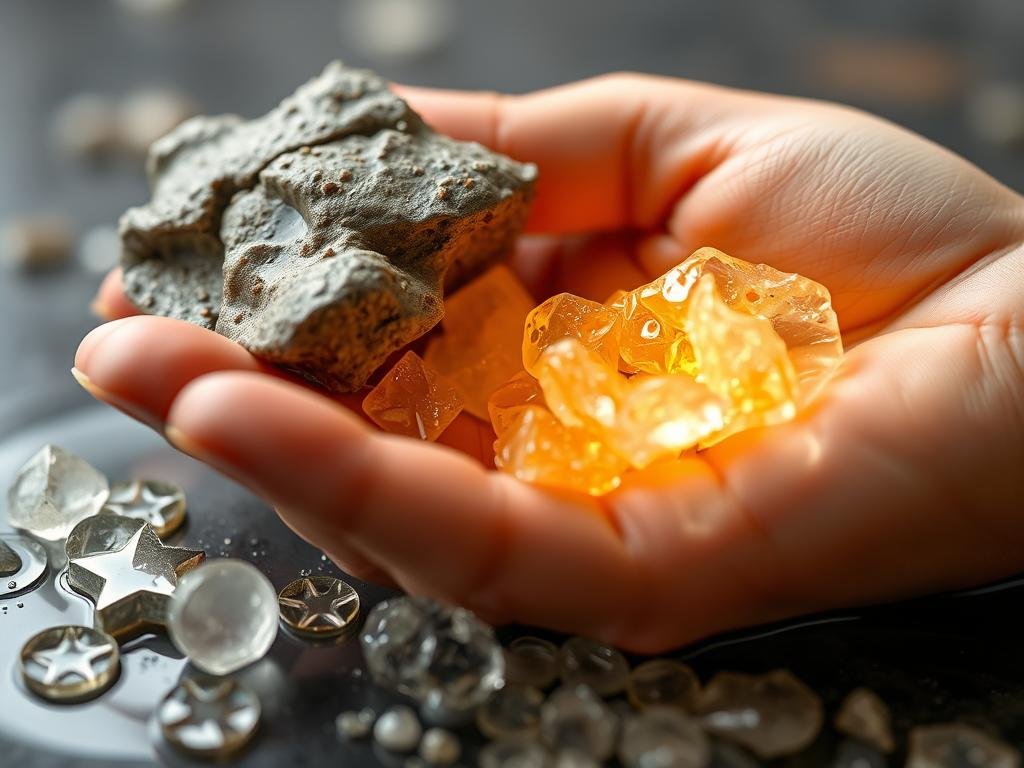 Immagina una sostanza naturale dalle proprietà straordinarie, utilizzata per proteggere e curare.