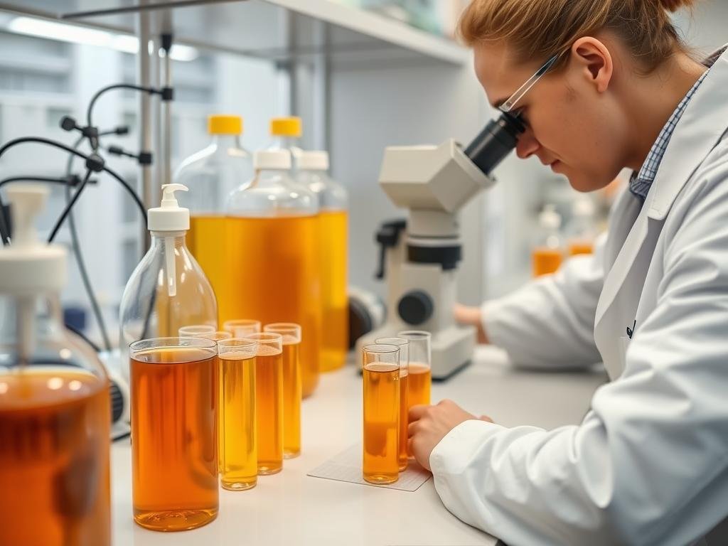 Immagine di un laboratorio che analizza il miele per verificarne la qualità