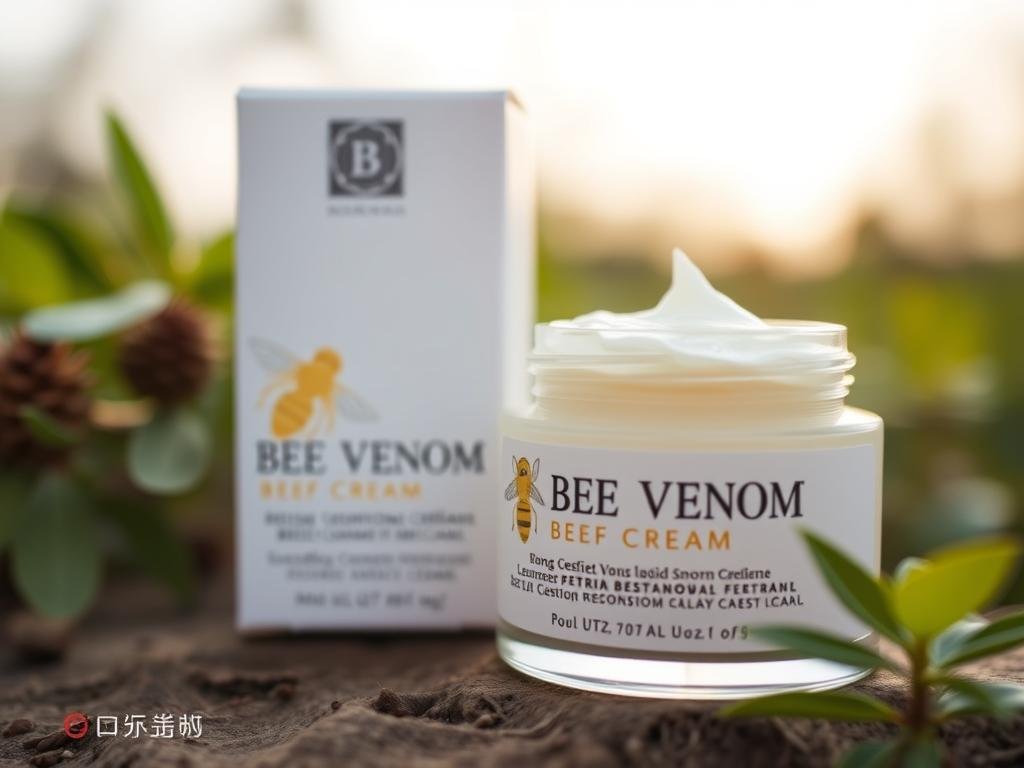 Immagine di una crema al veleno d'api di alta qualità