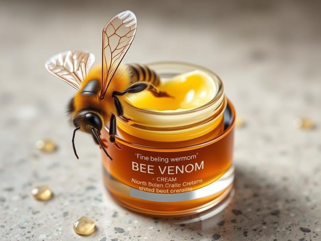 Immagine di una crema antirughe al veleno d'api