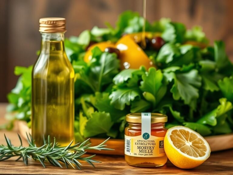 Olio, Limone e Miele: Il Condimento Naturale per Insalate e Verdure Grigliate