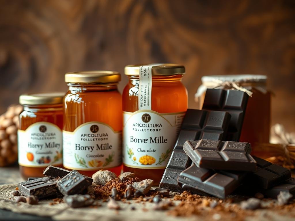 abbinamento miele cioccolato