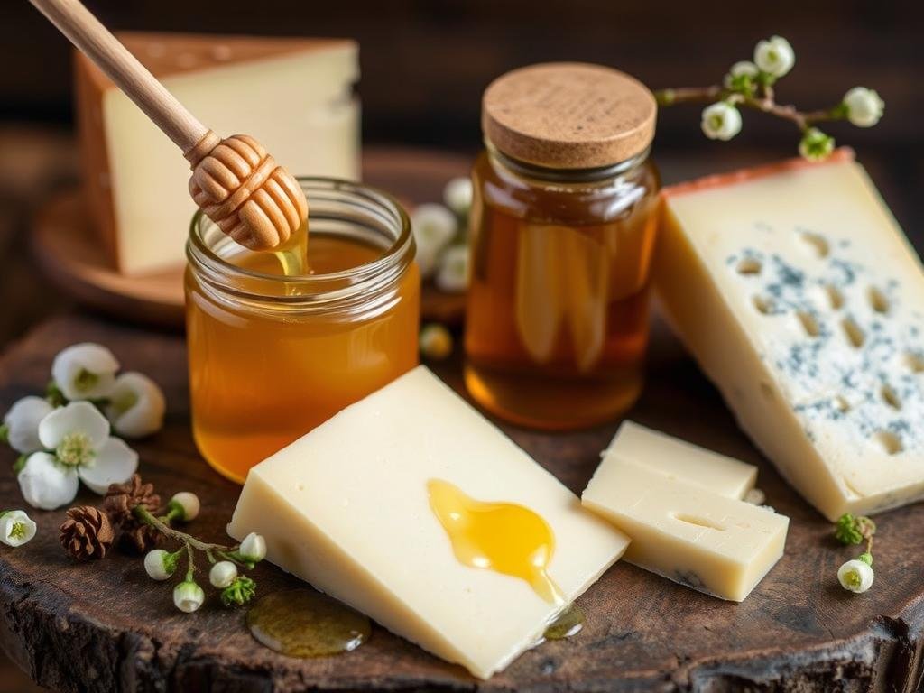 miele di eucalipto con formaggi stagionati