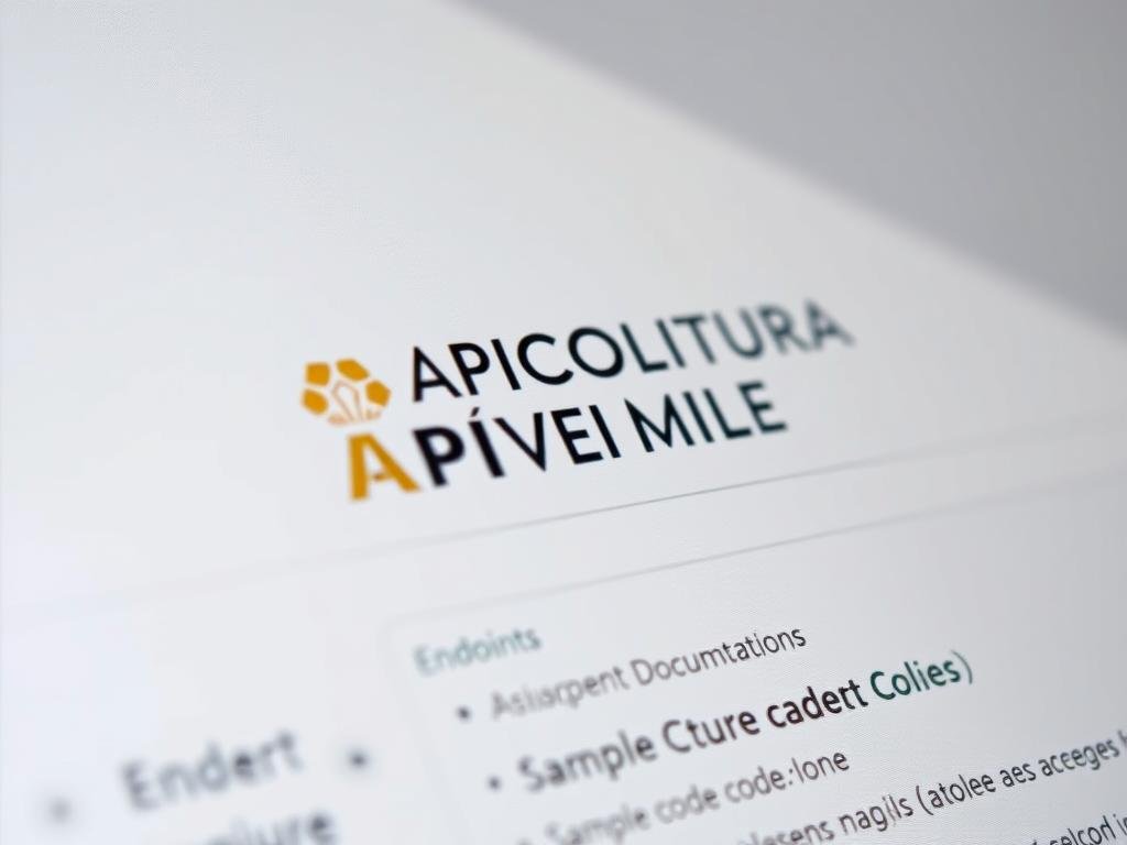 A closeup view of a modern API interface, with clean lines, intuitive icons, and a sleek, minimalist design. The background is a soft, muted gradient, emphasizing the foreground elements. The API logo, "APICOLTURA BORVEI MIELE", is prominently displayed, conveying a sense of professionalism and expertise. The interface showcases various endpoints, documentation, and sample code, reflecting the current state of apiculture and the challenges faced by modern beekeepers. The lighting is natural and directional, casting subtle shadows and highlights to create depth and dimension. The overall mood is one of technological sophistication and innovative potential, capturing the spirit of the article's subject.