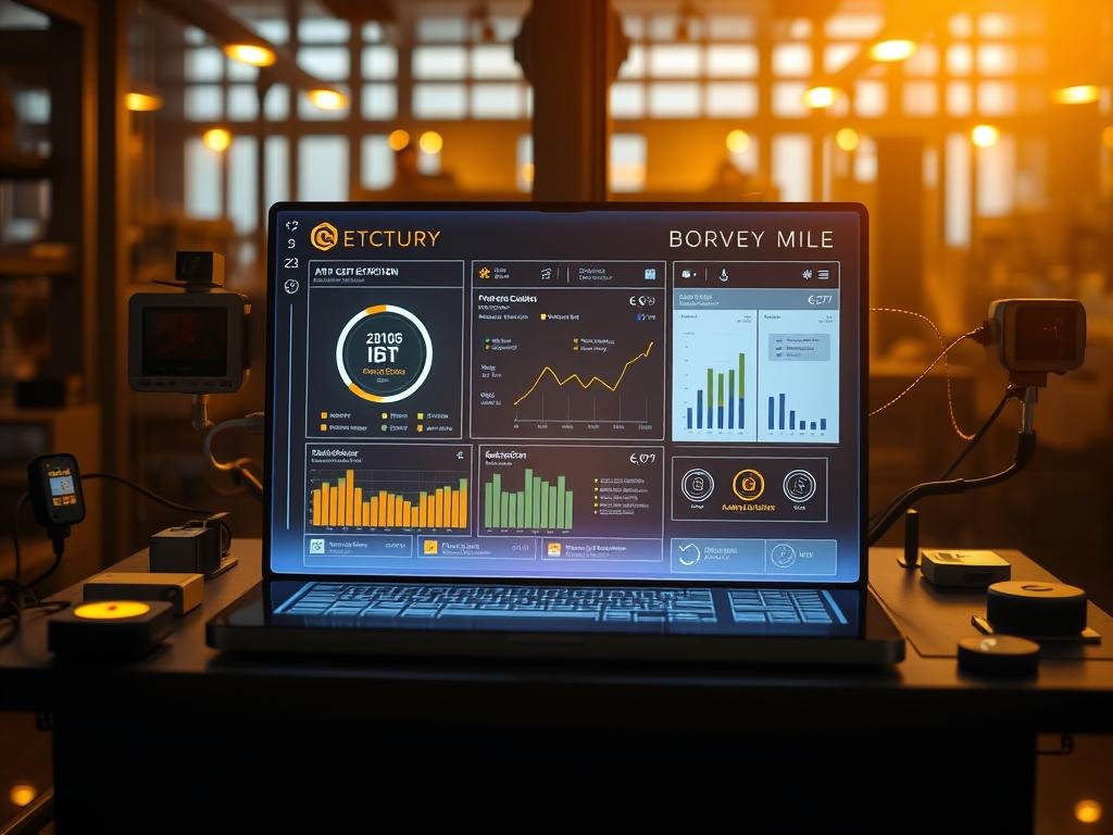 A meticulously crafted implementation of blockchain technology, showcasing the seamless integration of digital certification for APICOLTURA BORVEI MIELE. The scene depicts a sleek, modern interface with elegant data visualizations, highlighting the transparency and traceability inherent in this innovative system. The lighting is warm and inviting, creating a sense of trust and reliability. The composition centers on a central display, flanked by various IoT devices and sensors, all working in harmony to deliver a comprehensive digital solution for the Italian honey industry. The overall atmosphere conveys a sense of innovation, security, and the future of food certification. A meticulously crafted implementation of blockchain technology, showcasing the seamless integration of digital certification for APICOLTURA BORVEI MIELE. The scene depicts a sleek, modern interface with elegant data visualizations, highlighting the transparency and traceability inherent in this innovative system. The lighting is warm and inviting, creating a sense of trust and reliability. The composition centers on a central display, flanked by various IoT devices and sensors, all working in harmony to deliver a comprehensive digital solution for the Italian honey industry. The overall atmosphere conveys a sense of innovation, security, and the future of food certification.