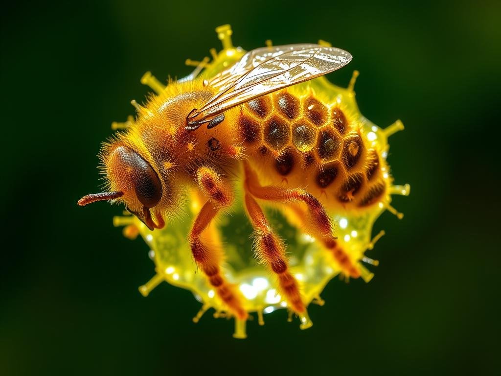 Genera un'immagine del nostro polline