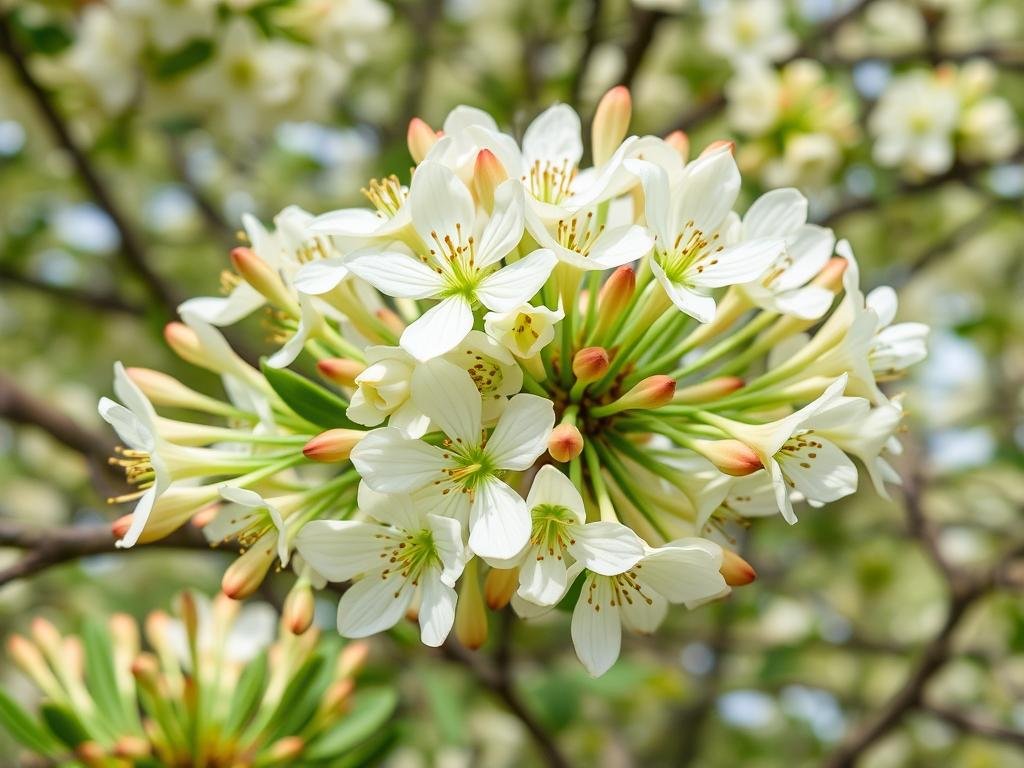 Genera un'immagine della Sofora in fiore