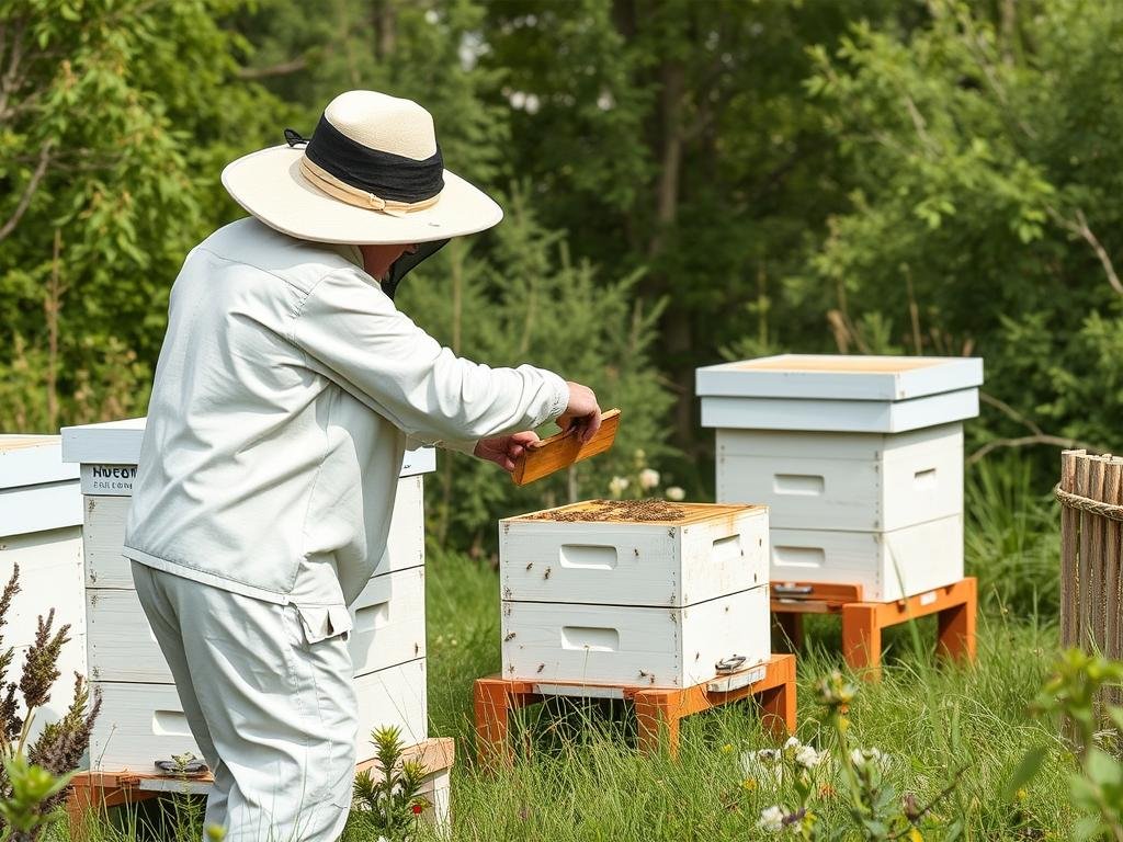 Genera un'immagine di una piattaforma di gestione centralizzata per l'apiario Genera un'immagine di una piattaforma di gestione centralizzata per l'apiario