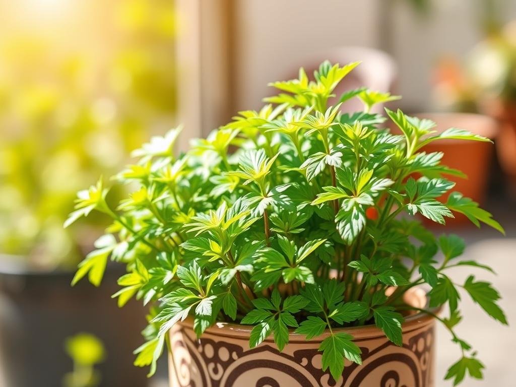 Immagina una pianta di citronella in un vaso