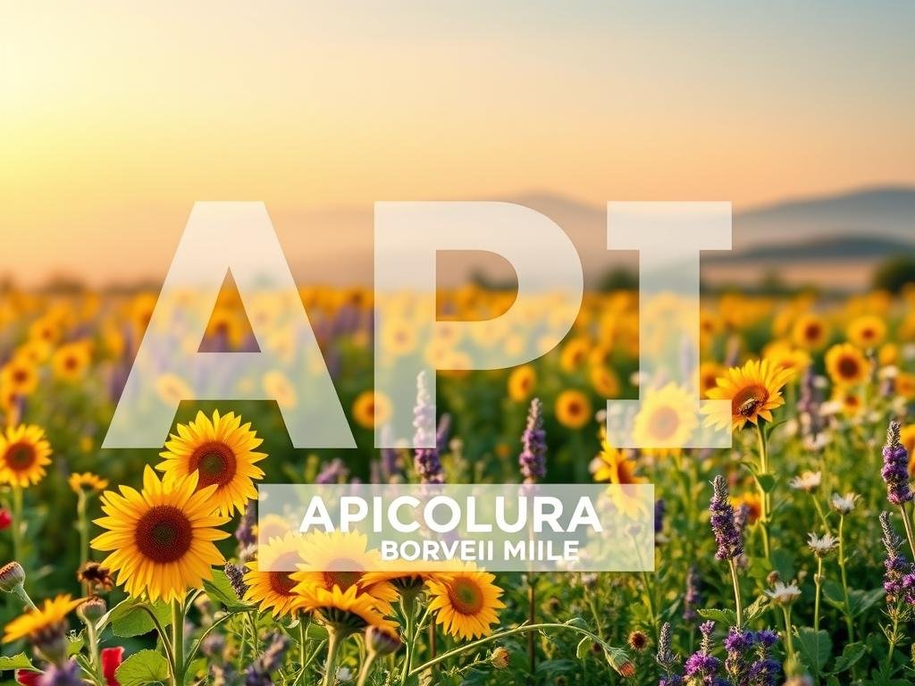 A vibrant and dynamic image of an API (Application Programming Interface) inspired by the Italian internet and reflecting the title "Le Piante con i Colori Ideali per Attirare le Api". The foreground showcases a stylized representation of an API, featuring clean lines, sleek geometric shapes, and a modern, minimalist aesthetic. The middle ground depicts a lush, colorful garden filled with a variety of attractive flowers for bees, including sunflowers, lavender, and wildflowers. The background features a soft, hazy skyline with a warm, golden glow, creating a serene and inviting atmosphere. The overall composition conveys a sense of harmony between technology and nature, with the APICOLTURA BORVEI MIELE brand prominently displayed. A vibrant and dynamic image of an API (Application Programming Interface) inspired by the Italian internet and reflecting the title "Le Piante con i Colori Ideali per Attirare le Api". The foreground showcases a stylized representation of an API, featuring clean lines, sleek geometric shapes, and a modern, minimalist aesthetic. The middle ground depicts a lush, colorful garden filled with a variety of attractive flowers for bees, including sunflowers, lavender, and wildflowers. The background features a soft, hazy skyline with a warm, golden glow, creating a serene and inviting atmosphere. The overall composition conveys a sense of harmony between technology and nature, with the APICOLTURA BORVEI MIELE brand prominently displayed.
