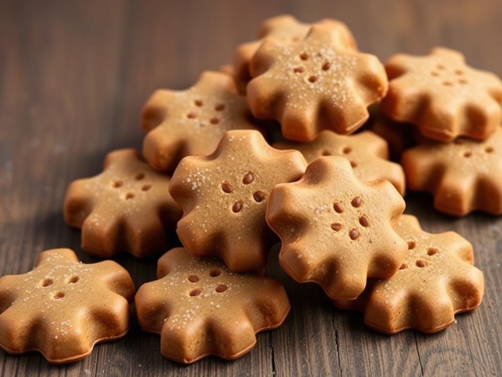 Genera un'immagine di biscotti speculoos