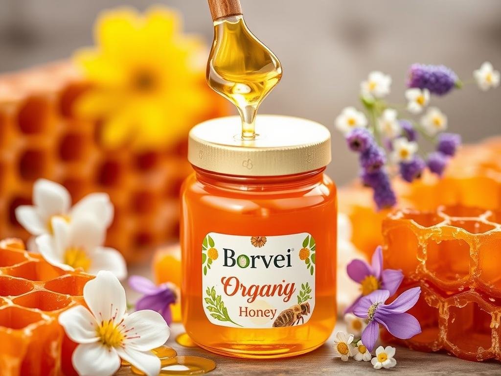 Immagine del miele biologico Borvei