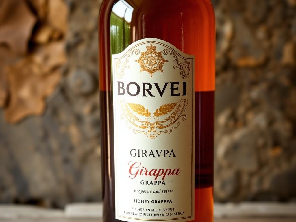 Immagine della grappa al miele di Borvei