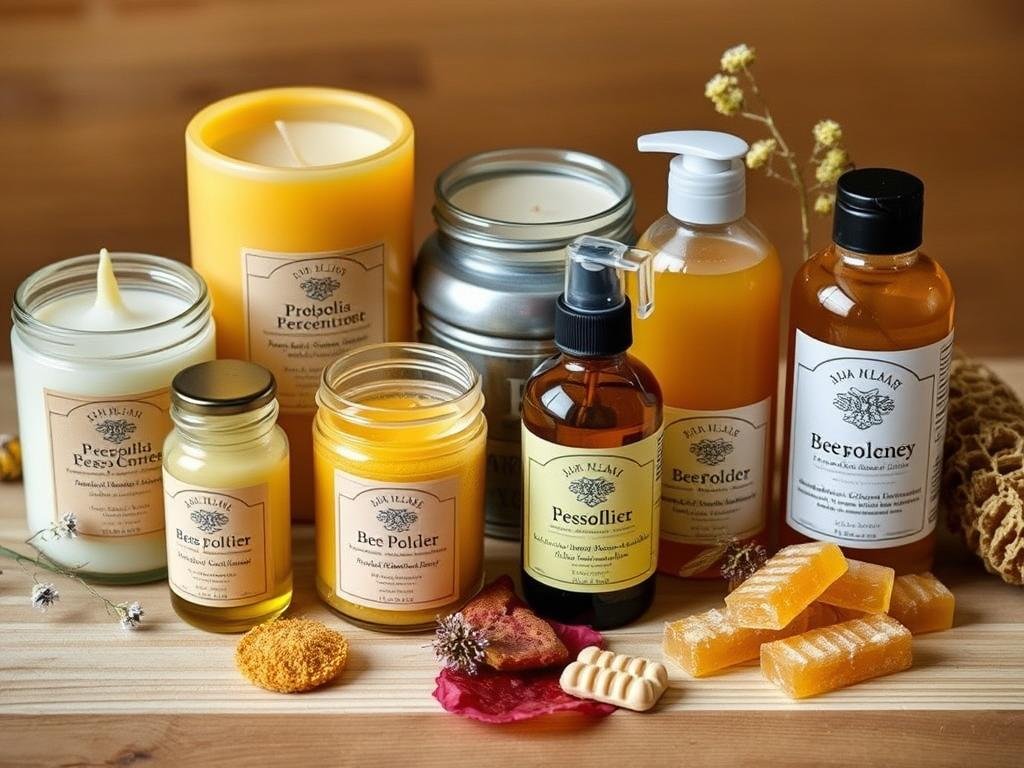 Prodotti complementari dell'alveare: candele, propoli e cosmetici naturali